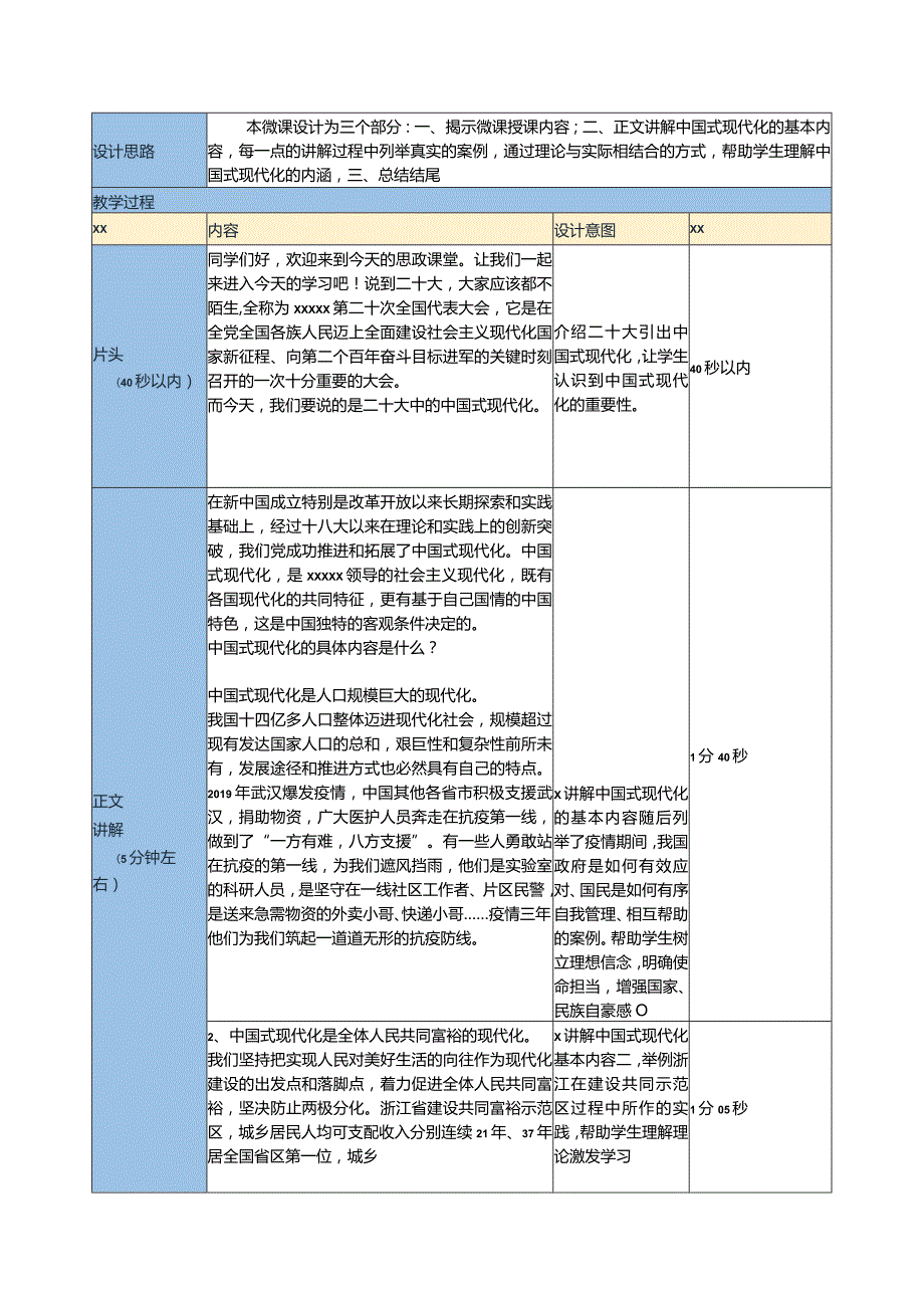 中国式现代化微课设计稿公开课教案教学设计课件资料.docx_第2页