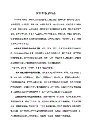 学习培训心得体会.docx