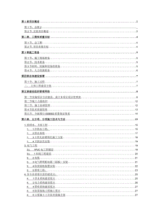 小区水电安装工程施工组织设计方案.docx