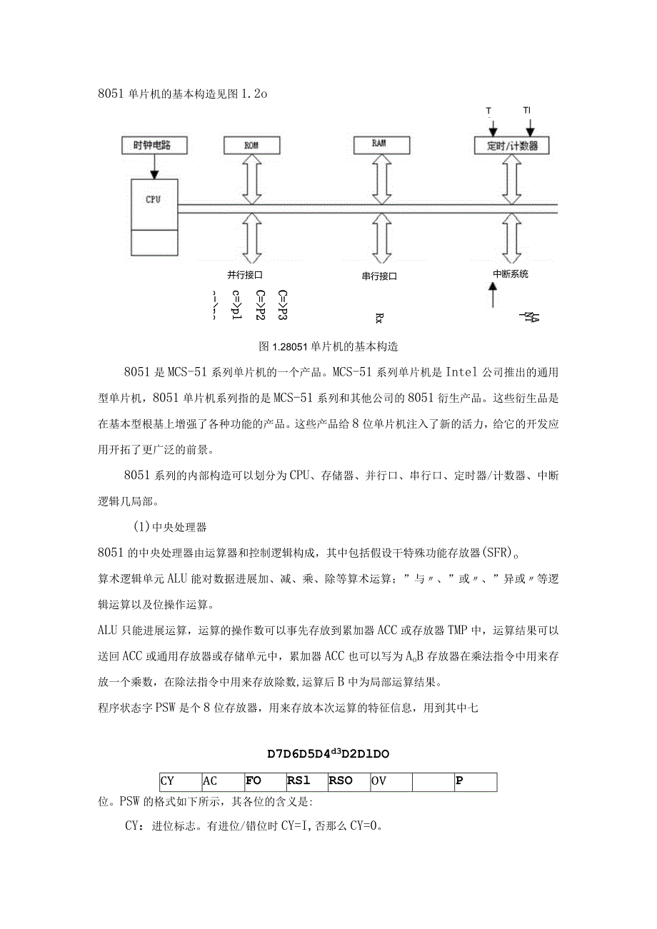 单片机课程设计的报告点阵汉字显示.docx_第3页