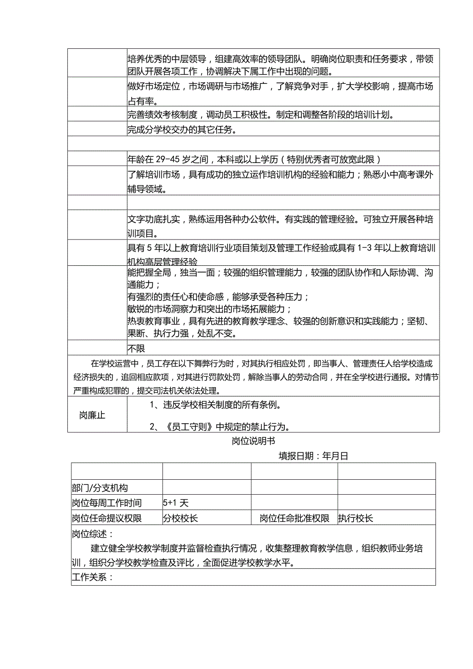 培训学校各岗位职责说明书.docx_第3页