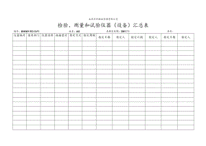 北京万科物业管理有限公司检验测量试验仪器（设备）汇总表.docx