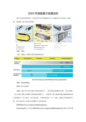 2023年液氢重卡发展动态.docx