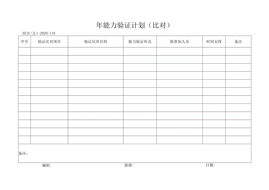 118年能力验证计划.docx_第1页