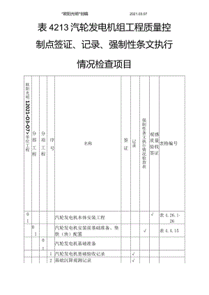 2023年DL／T52103-电力建设施工质量验收及评价规程第3部分：汽轮发电机组.docx