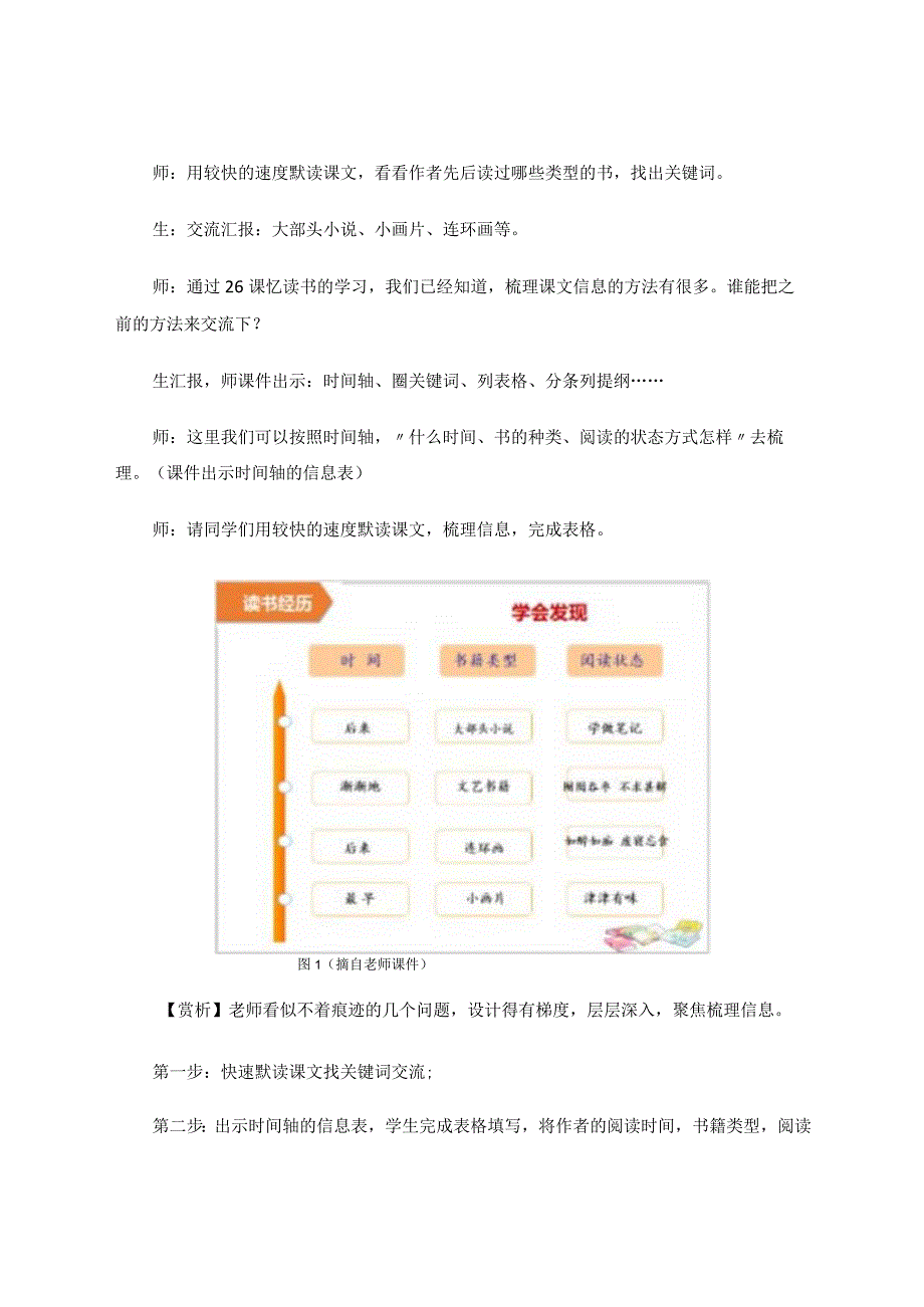 聚焦信息梳理指向深度学习——特级教师执教《我的“长生果”》（五上第八单元）课例赏析 论文.docx_第2页