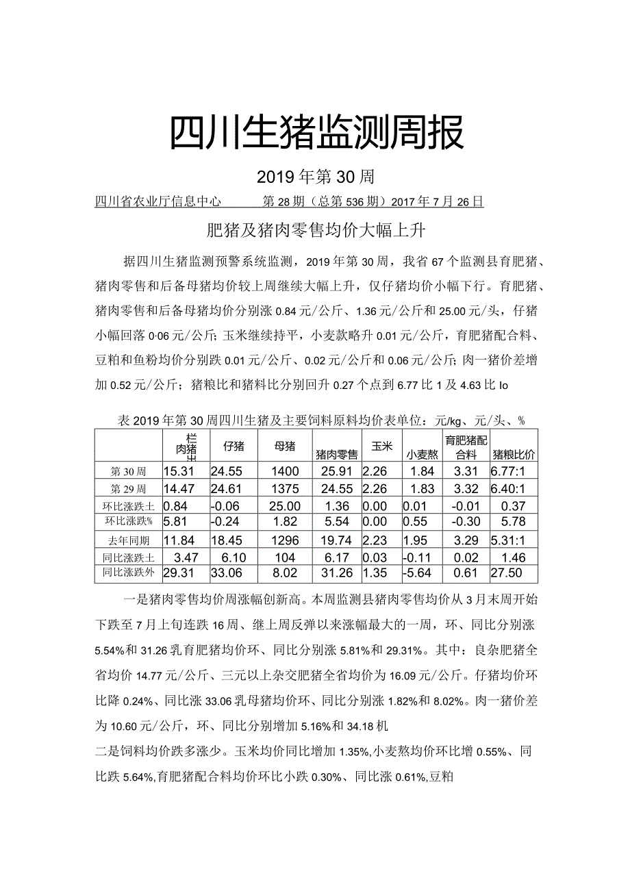 2014年9月第5周生猪监测：.docx_第1页