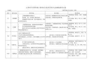 江苏省小学四年级下册劳动与技术学科教学计划.docx