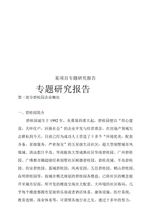 某项目专题研究报告.docx