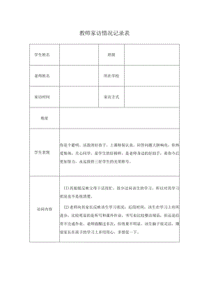 教师家访情况记录表(9).docx