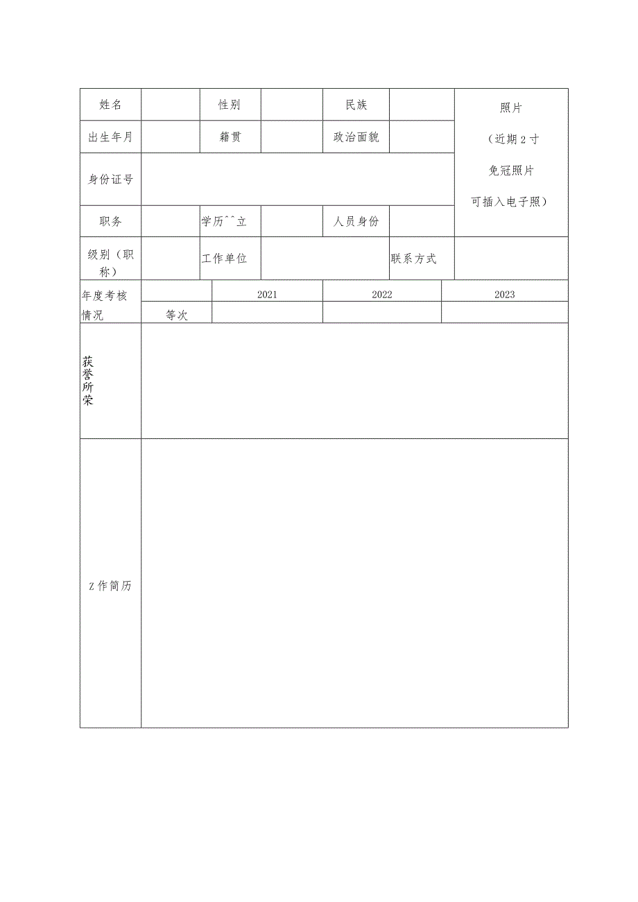 2024年网络安全工作先进个人推荐审批表.docx_第3页