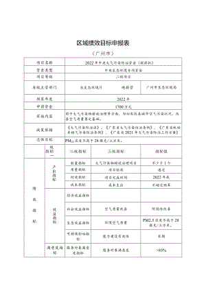 区域绩效目标申报表.docx