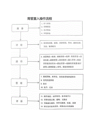 胃管置入操作流程及操作评分标准.docx