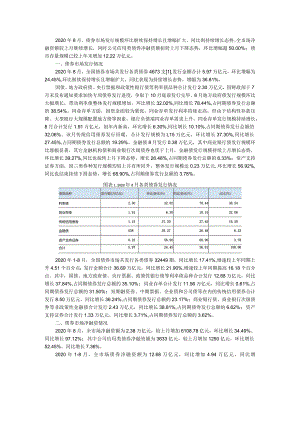 2020年8月债券市场发行概况与政策汇总及分析报告（范本）.docx