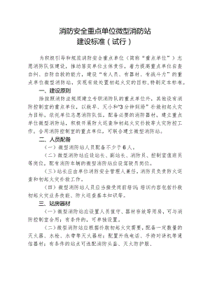 消防安全重点单位微型消防站建设标准（试行）.docx