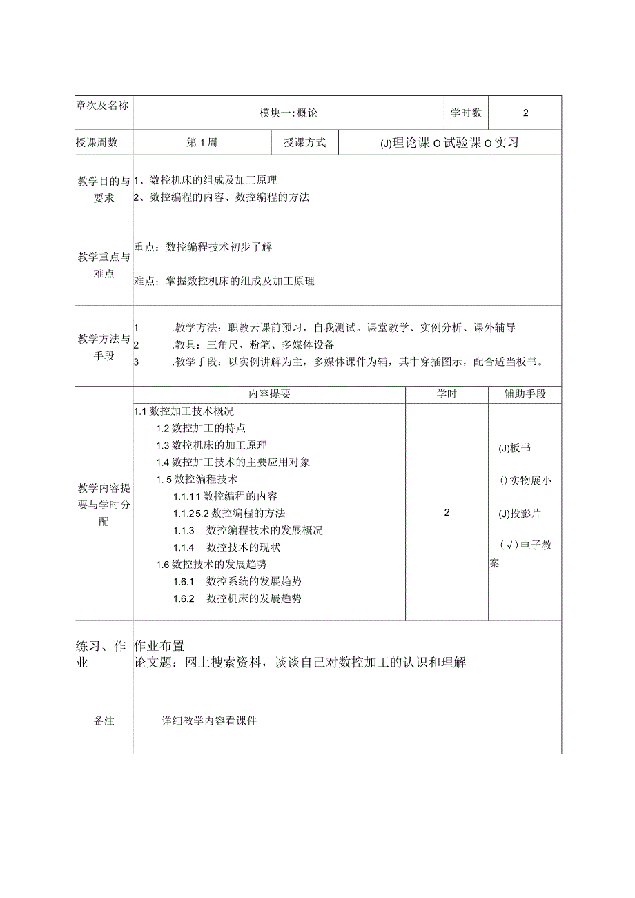 数控加工工艺与编程教学教案.docx_第2页