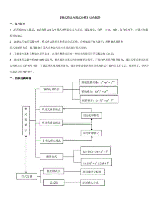 整式乘法与因式分解综合复习-个性化教案.docx