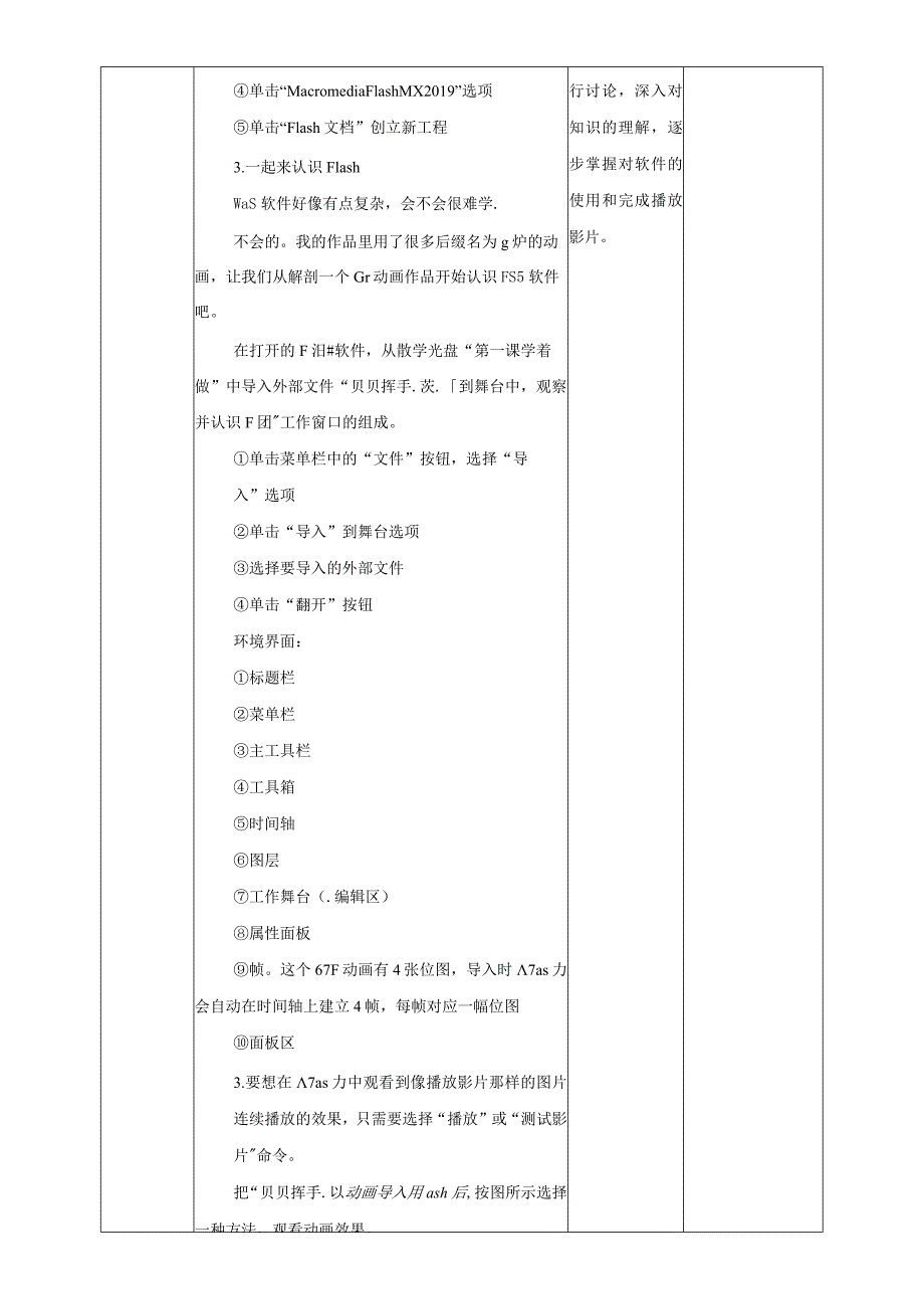 六年级上册信息技术教学设计第1课进入动画新天地∣粤教版.docx_第2页