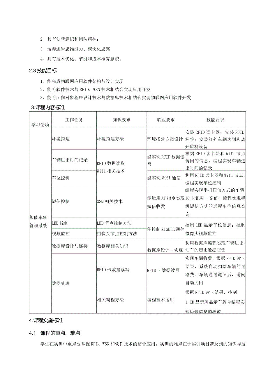 重庆科创职业学院《物联网应用软件开发》实训标准(.docx_第3页