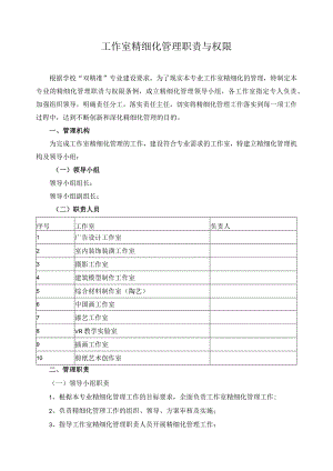 工作室精细化管理职责与权限.docx