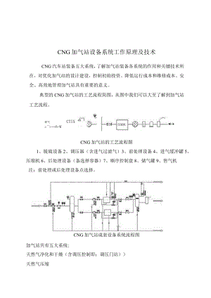 CNG加气站概述技术及操作(最新整理）.docx