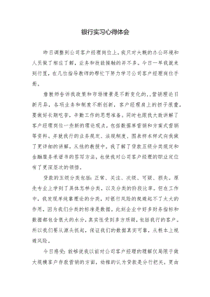 银行实习心得体会.docx