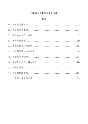 植物油加工数字化建设方案.docx