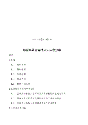 某县处置森林火灾应急预案(DOC 32页).docx