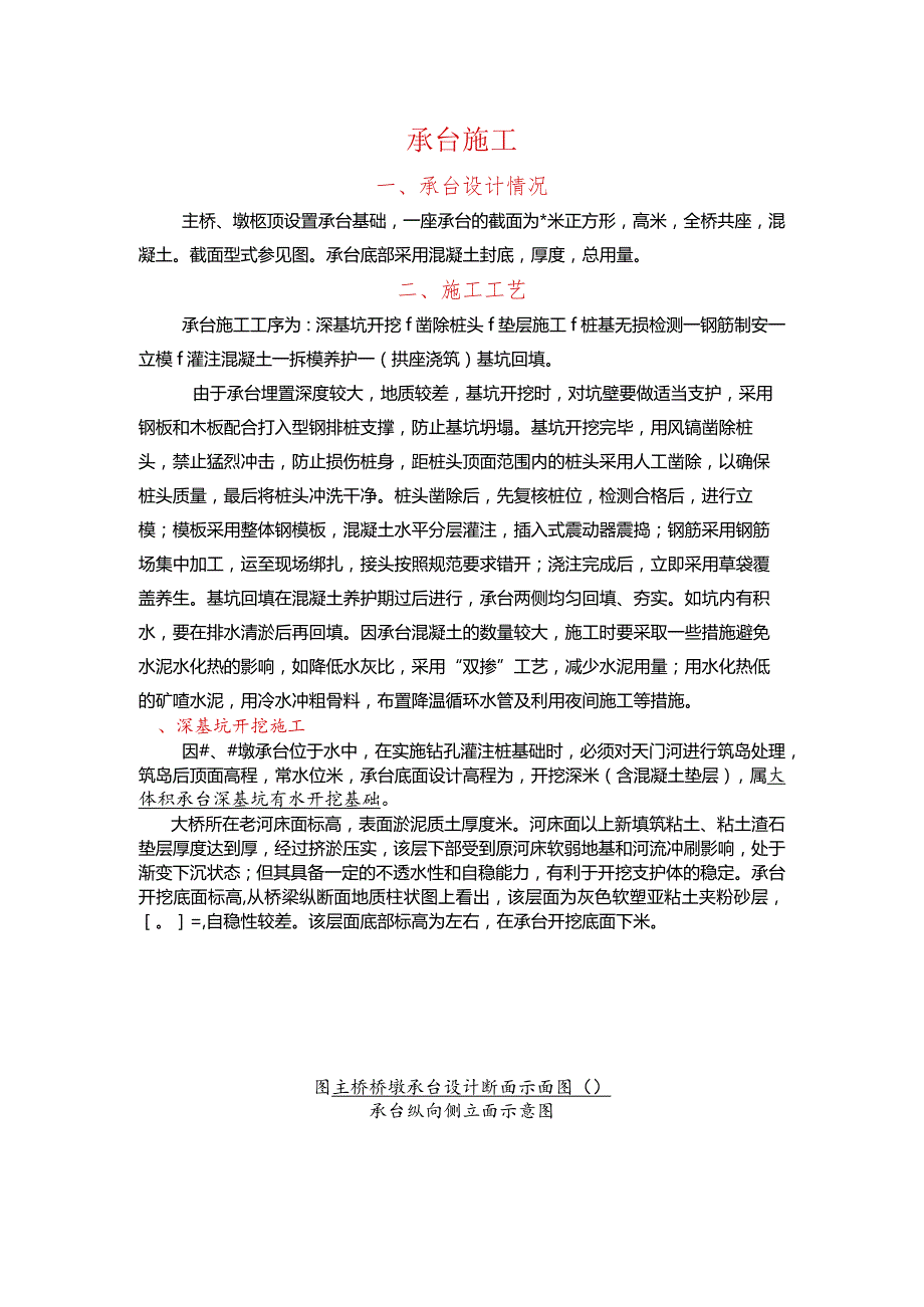 X桥梁承台墩身施组设计.docx_第1页