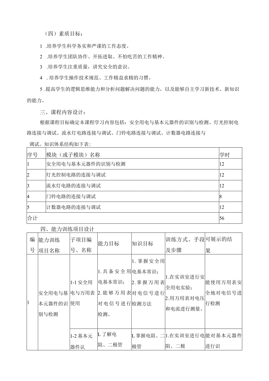 《电工电子技术》课程整体教学设计.docx_第2页