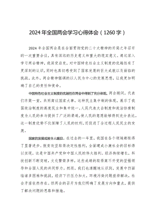 2024两会∣05两会精神：09全国两会学习心得体会（2024年）.docx