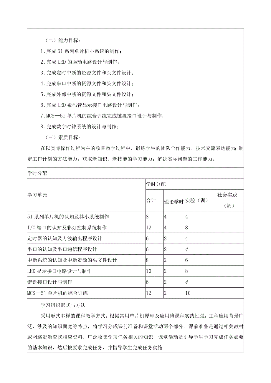 《微机原理及系统设计》课程标准.docx_第2页