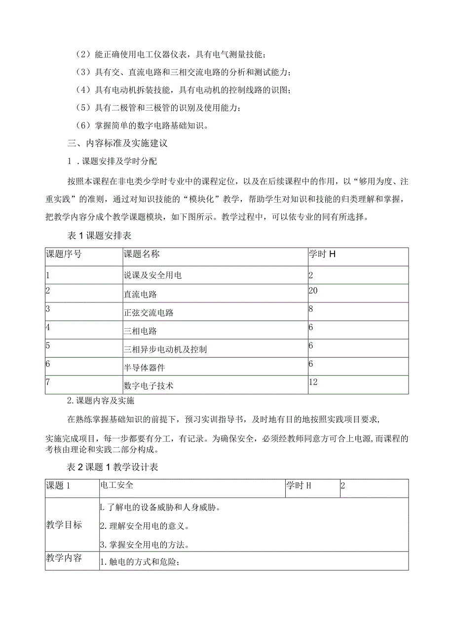 《电工与电子技术B》课程标准.docx_第2页