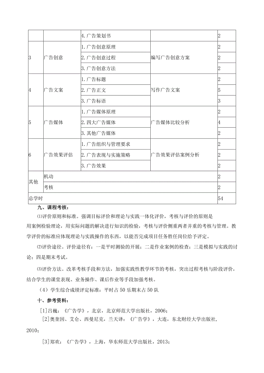 《广告原理与实务》课程教学大纲.docx_第3页