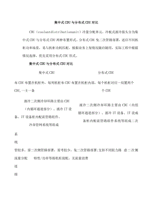 集中式CDU与分布式CDU对比.docx