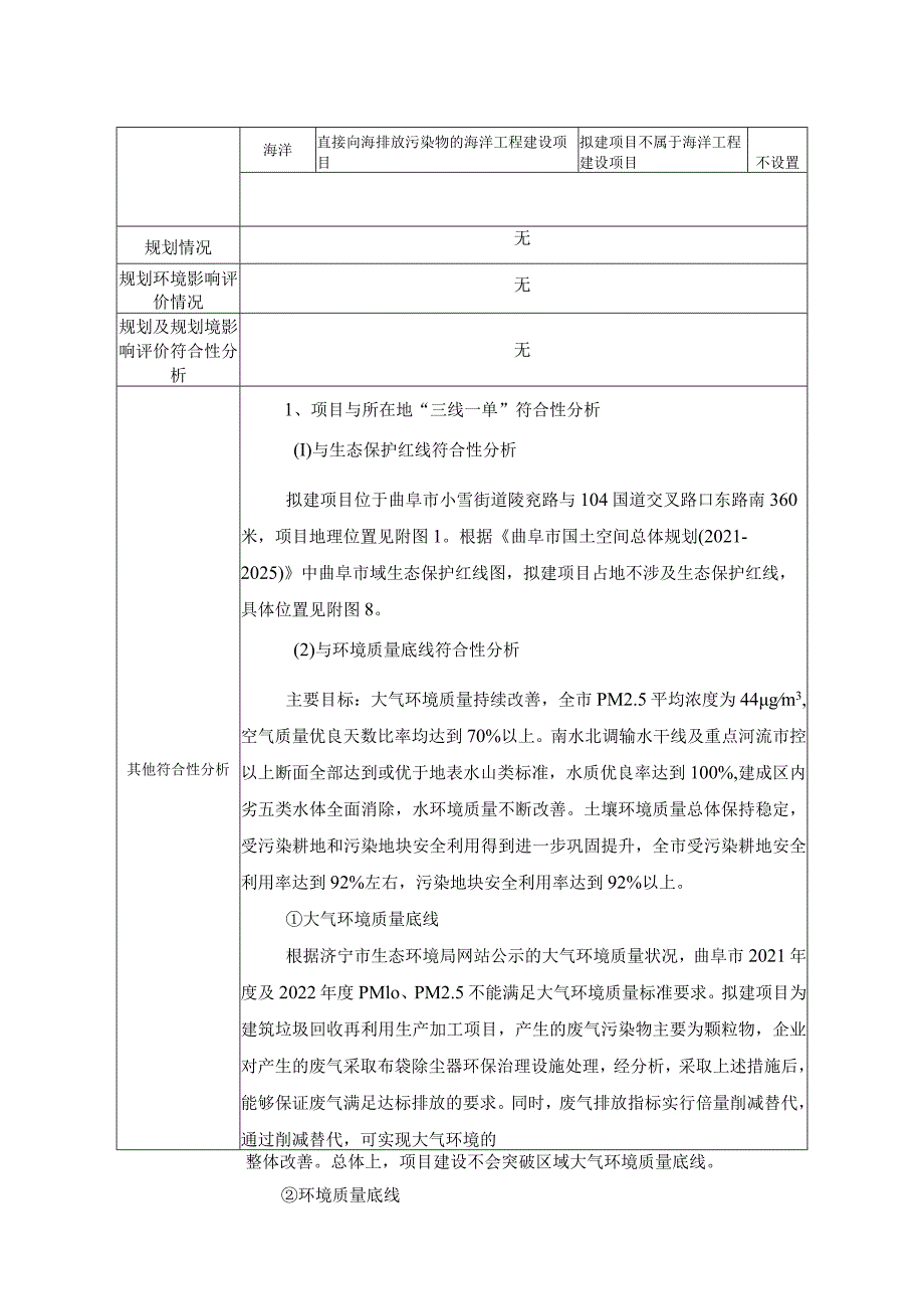 建筑垃圾回收再利用生产加工项目环评报告表.docx_第2页