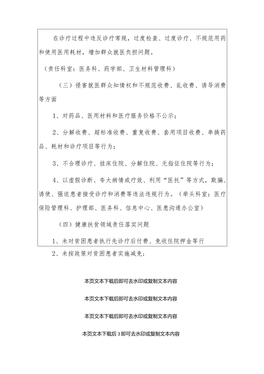 医院漠视侵害群众利益专项整治实施方案.docx_第3页