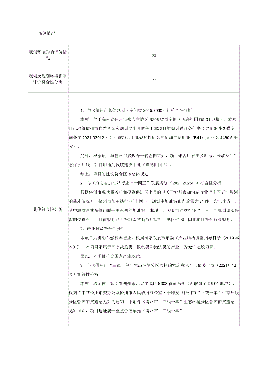 儋州石化城投销售有限责任公司侨南加油加气站 环评报告.docx_第3页