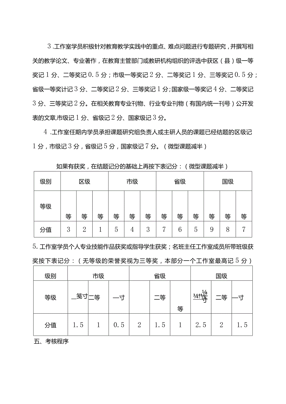 城南区第二届“名师工作室”任期工作考核方案.docx_第3页