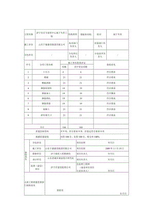 表3.1分部工程质量验收记录表1.docx