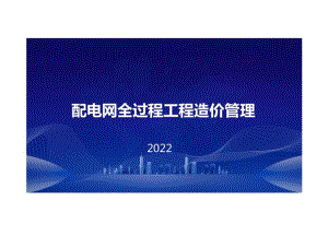 2023配电网全过程工程造价管理.docx