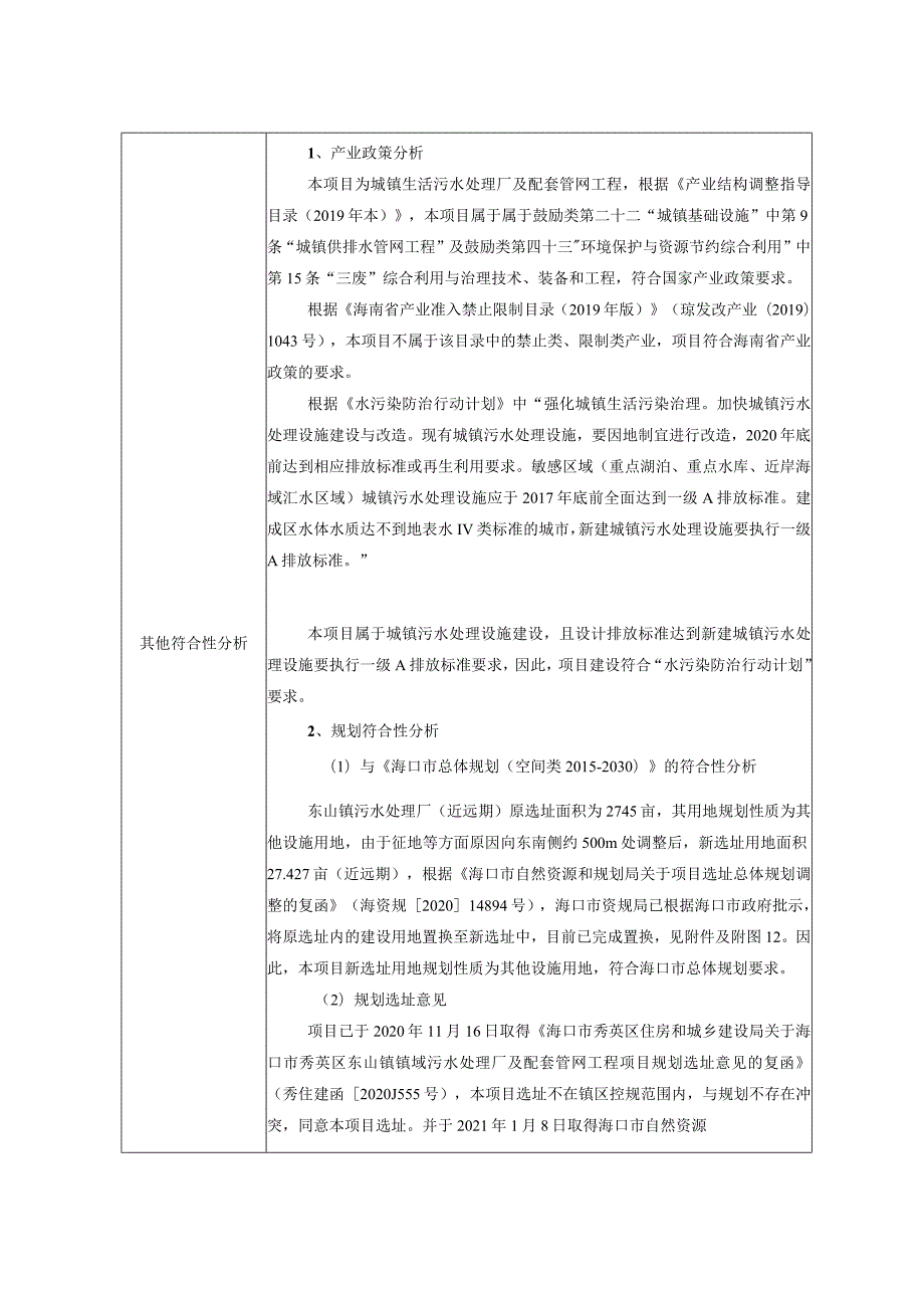 海口市秀英区镇域污水处理厂及配套管网工程（东山镇）环评报告.docx_第3页