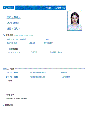 赠送小图标通用个人求职简历模版.docx