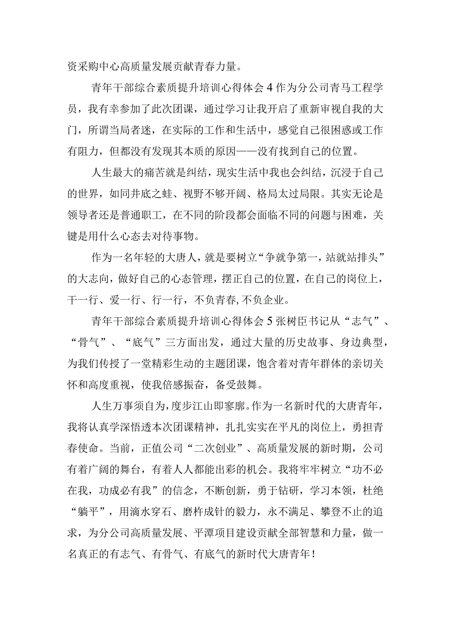 青年干部综合素质提升培训心得体会五篇.docx_第3页