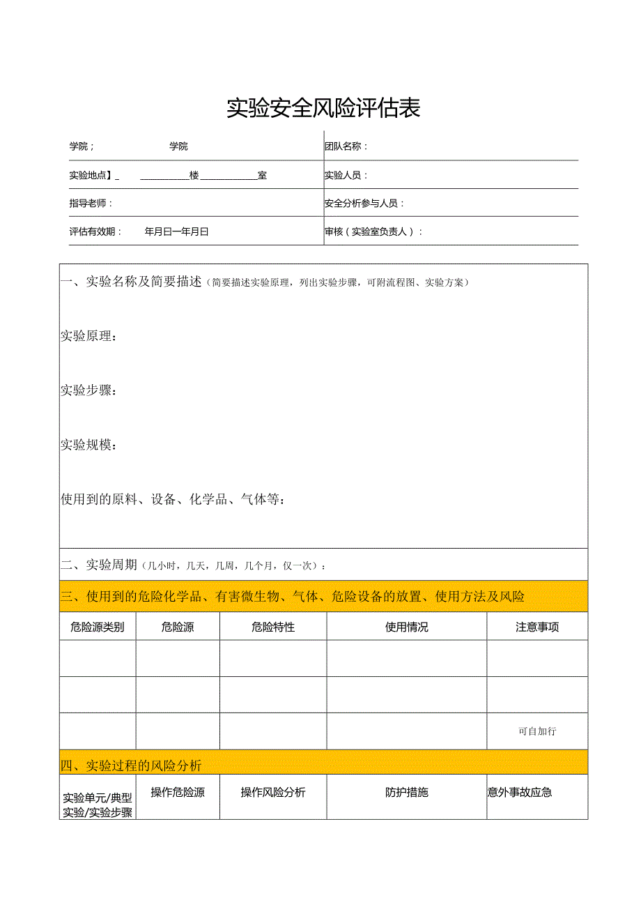 高风险实验风险评估表.docx_第2页