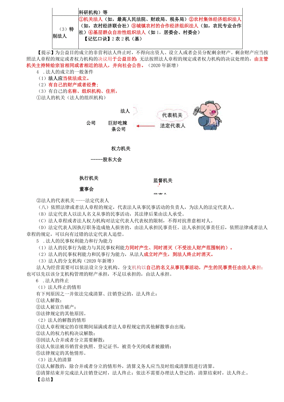 税务师考试-(法律)第33讲_法人、非法人组织、民事权利的分类、取得、保护.docx_第2页