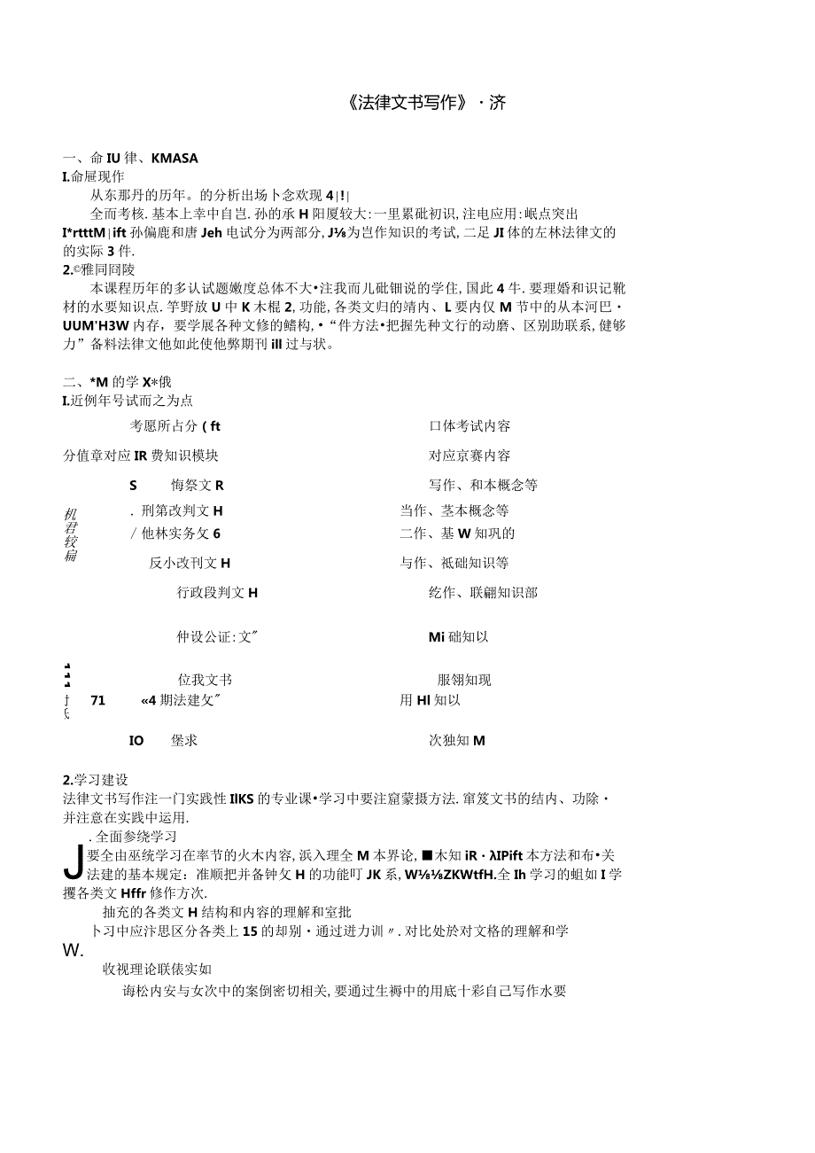 自考法律文书写作讲义.docx_第1页