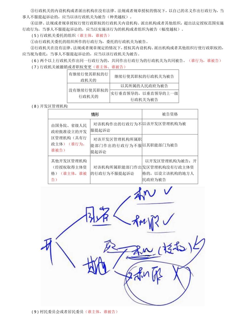 税务师考试-(法律)第24讲_行政诉讼被告、行政诉讼第三人.docx_第3页