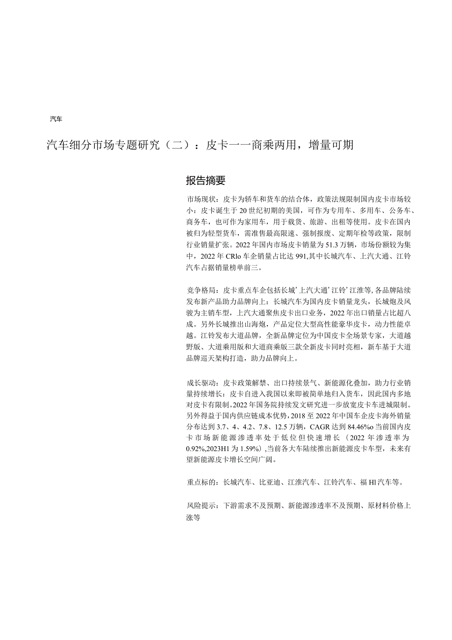 皮卡报告2023.docx_第1页