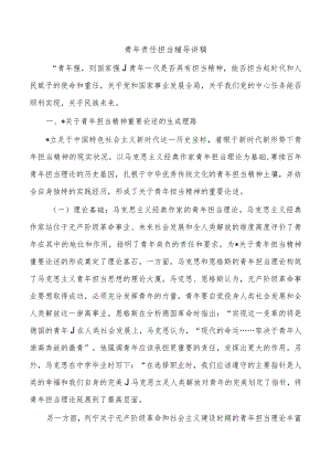 青年责任担当辅导讲稿.docx